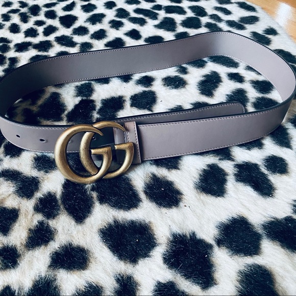 Gucci Accessories - Gucci dusty rose leather GG belt